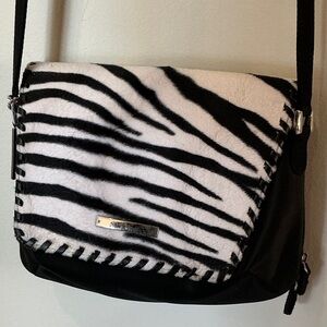 Stylish Zebra Print Crossbody Bag